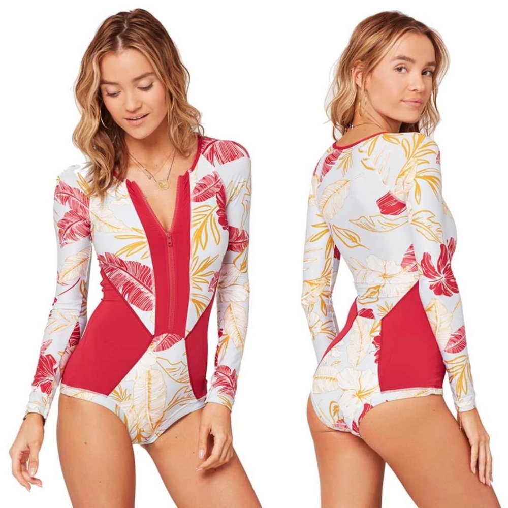 L* Space Aloha Paradise Mod One Piece Swimsuit - Picture 4 of 8
